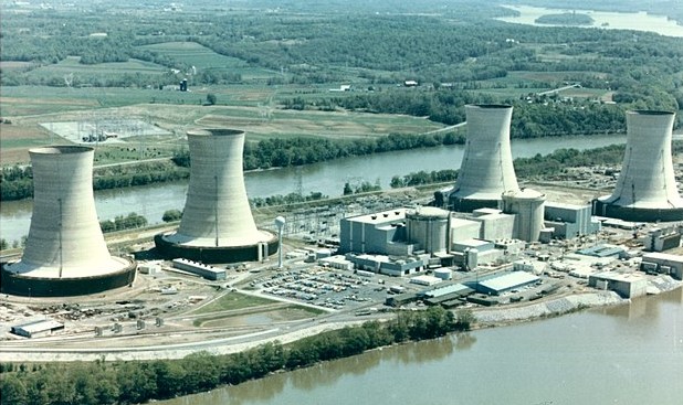 Three Mile Island kärnkraftverk i Harrisburg, USA.